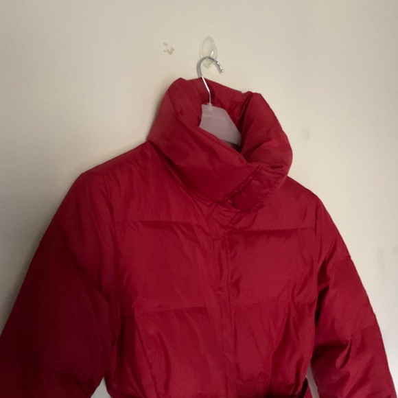 Ellen Tracy Red Down Puffer Jacket Size M - Picture 7 of 11